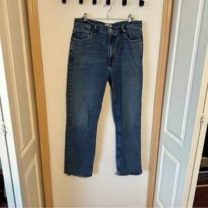 Agolde Dark Blue Denim Jeans